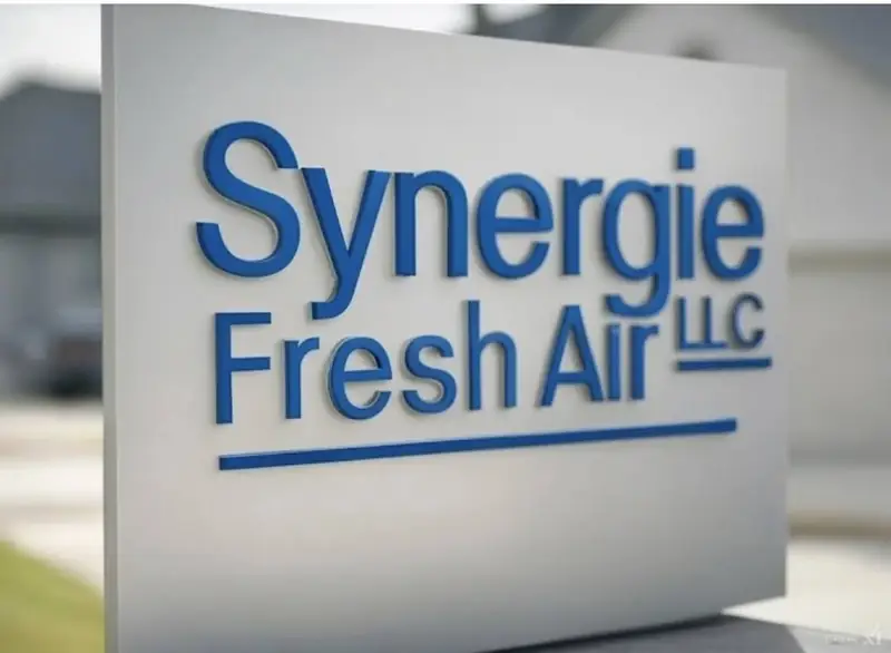 Synergie Fresh Air LLC exterior business sign